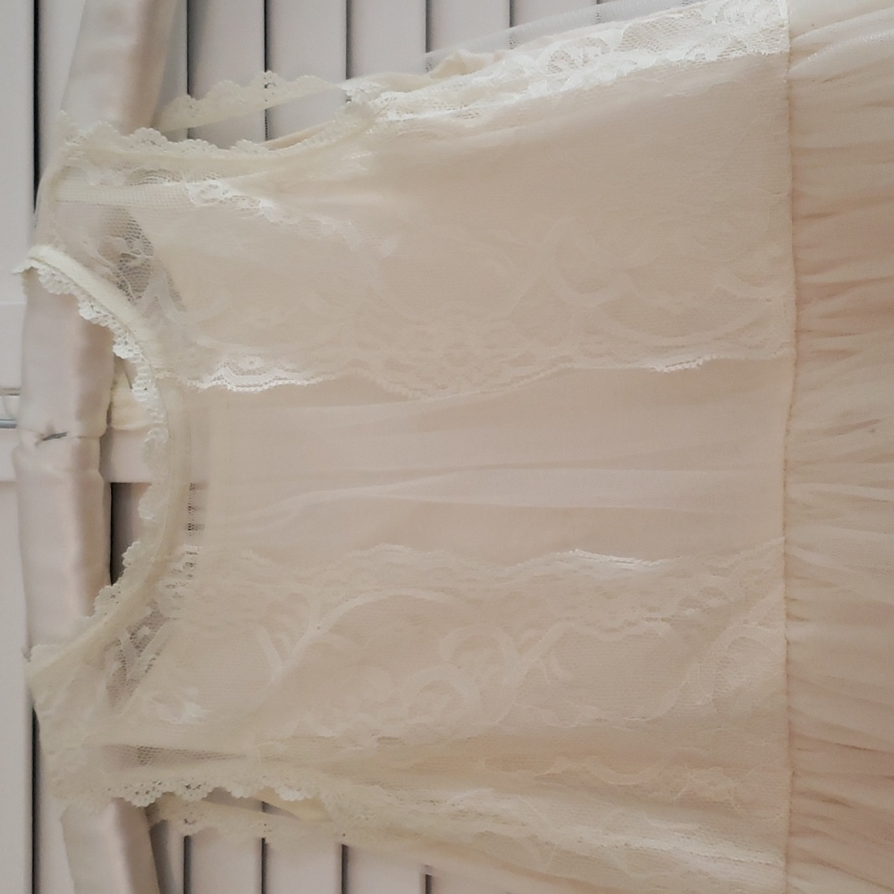 Girls Wedding Flower Girl Christmas Party Photo Lace Dress
